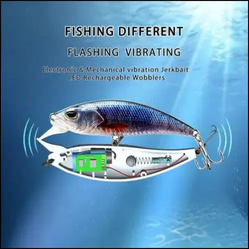 Electric Bait Automatic Fishing Lure Rechargeable 16g 10cm