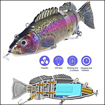 Electric Bait Automatic Fishing Lure Rechargeable 53g 14cm