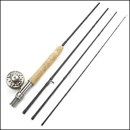 Fly Fishing Rod + Reel Combo 4 Section - 40cm
