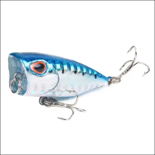 Popper Fishing Lure with Treble Hook 3.3g 4cm