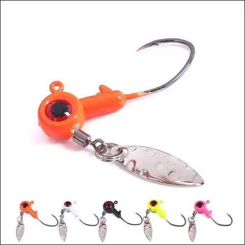 VIB Rotating Fishing Lures with Treble Hook 1.75g+3.5g - 5 Pack