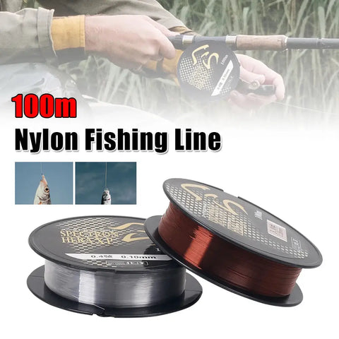 Monofilament Nylon Fishing Line 4.2lb-17.4lb - 100m