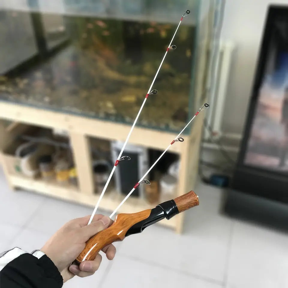 Ice Spinning Fishing Rod with Dual Tip 54cm 74cm