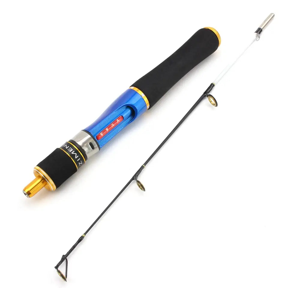 Spinning Ice Fishing Rod + Reel Combo Carbon 58cm