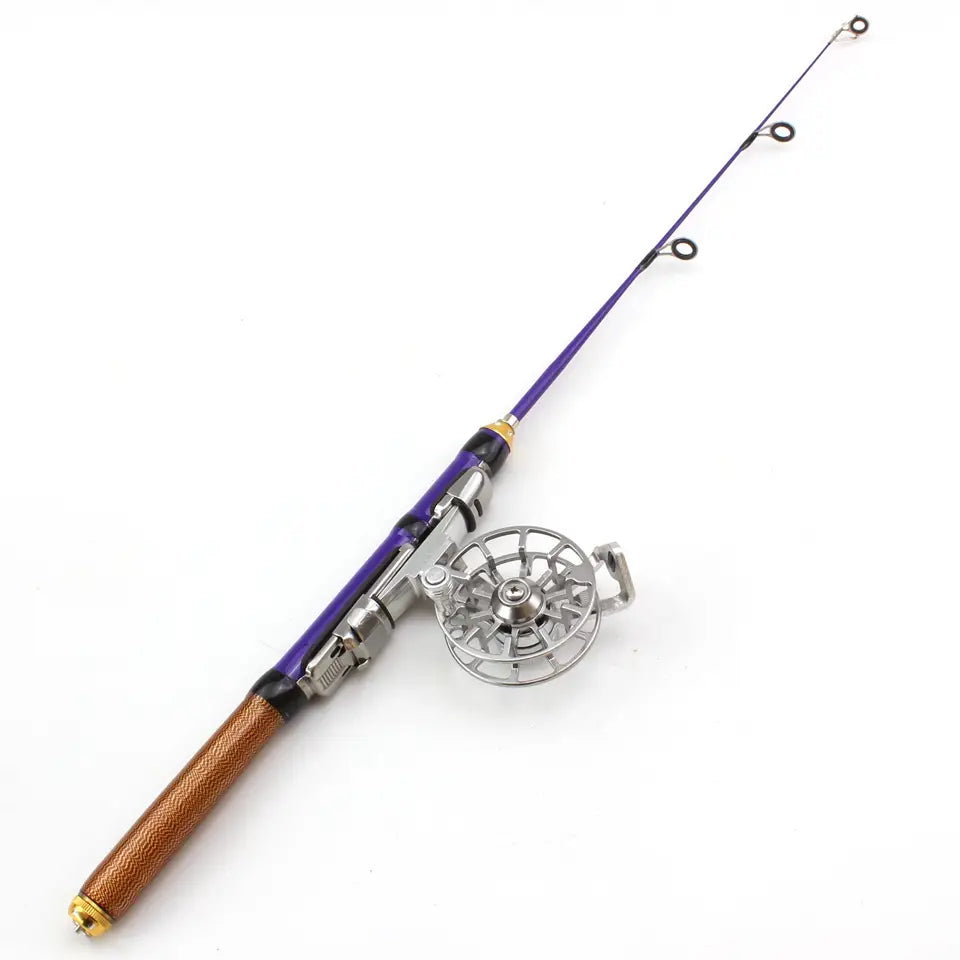 60cm Winter Fishing Rods Ice Reel To Choose Rod Combo Pole Lures Tackle Spinning Casting Hard