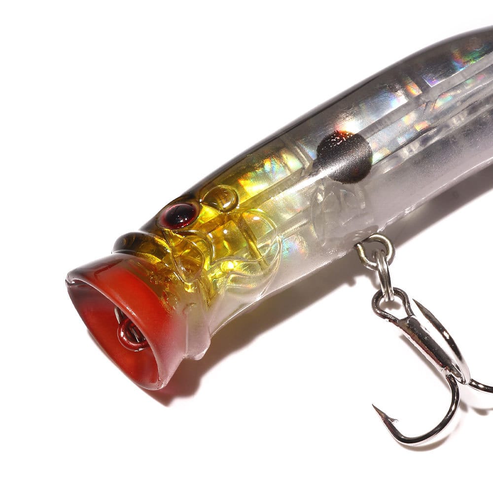 Popper Floating Fishing Lure with Treble Hook 9.5g 7.2cm