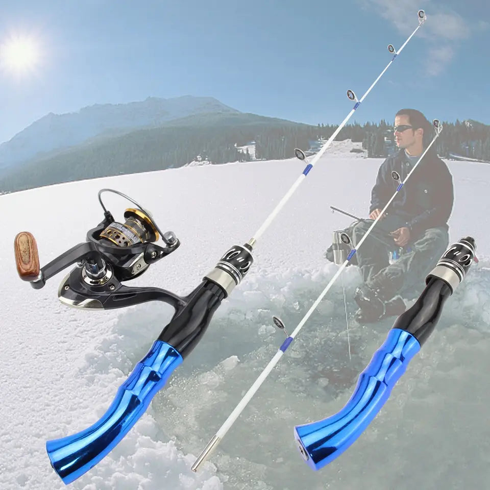 Spinning Ice Fishing Rod 63cm Optional Reel Gear Ratio 5.2:1
