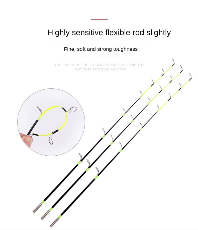 Ice Fishing Rod Ultra Short Carbon Fiber - 50cm 70cm