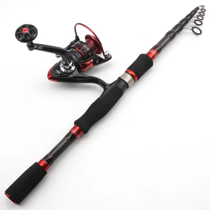 Spinning Fishing Rod + Reel Combo 1.8m + 2.1m