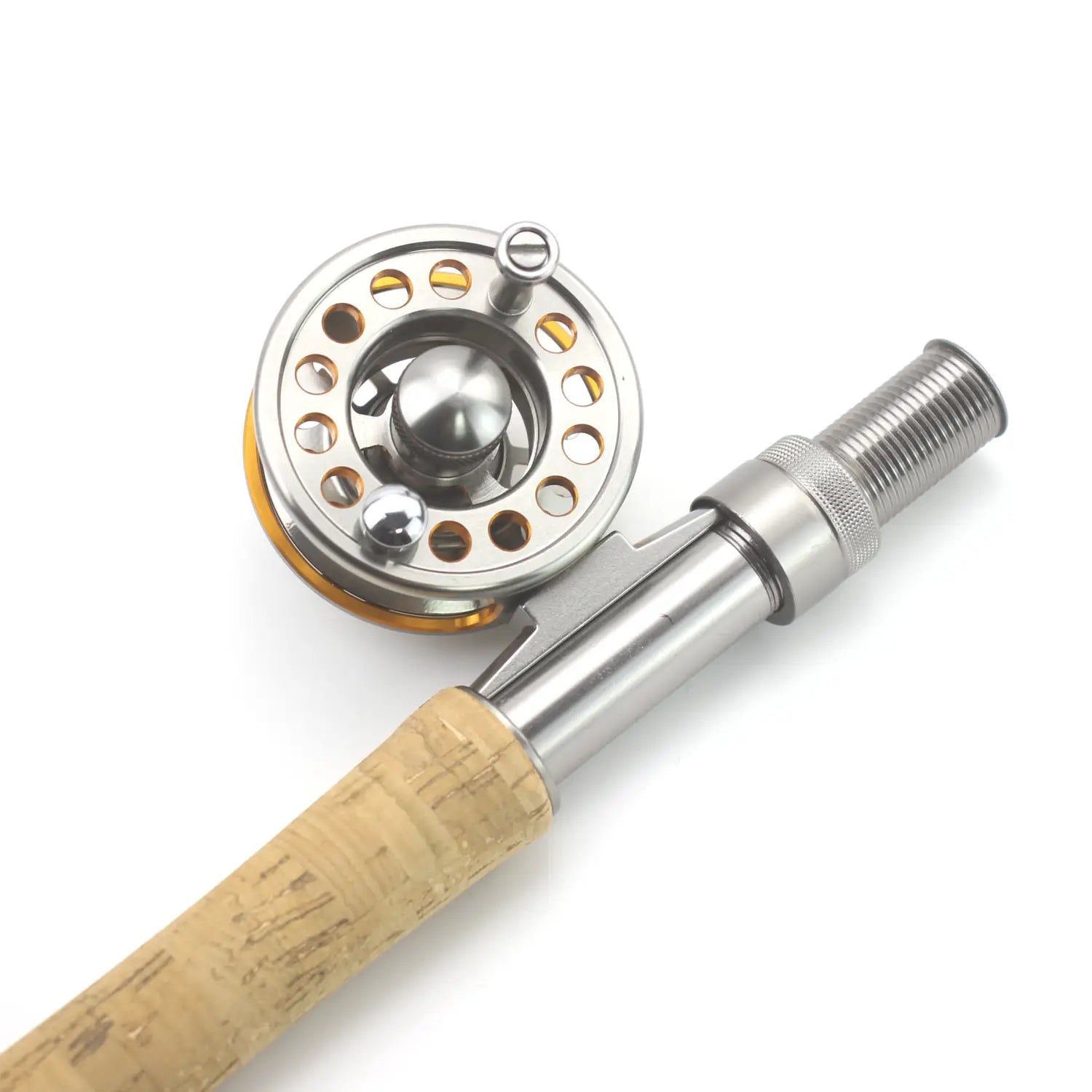 Fly Fishing Rod + Reel Combo Carbon 4 Section 1.98m + 2.1m