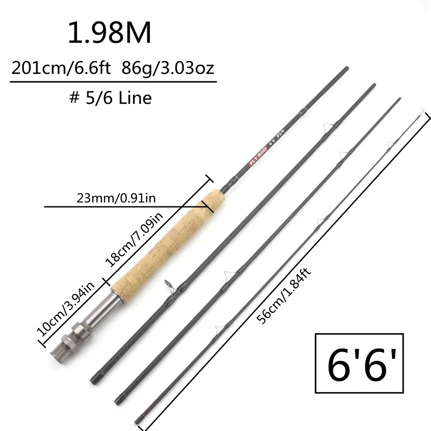 2.1M 7Ft Low Price Fly Fishing Rod Reel Combos Carbon 4 Section Light Beginner Tackle ROD FISH