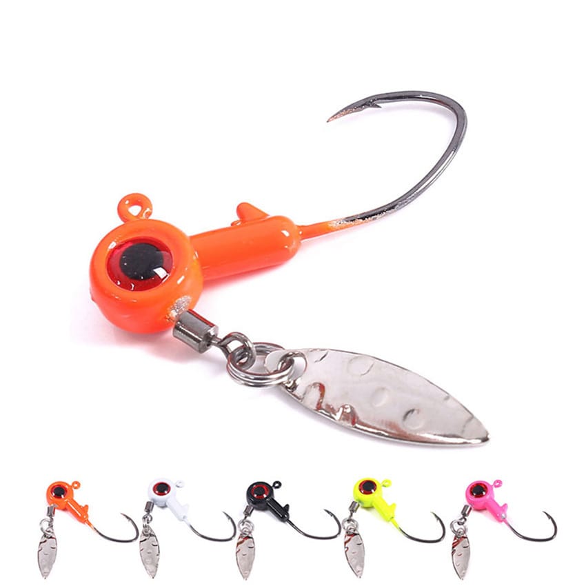 VIB Rotating Fishing Lures with Treble Hook 1.75g + 3.5g - 5 Pack