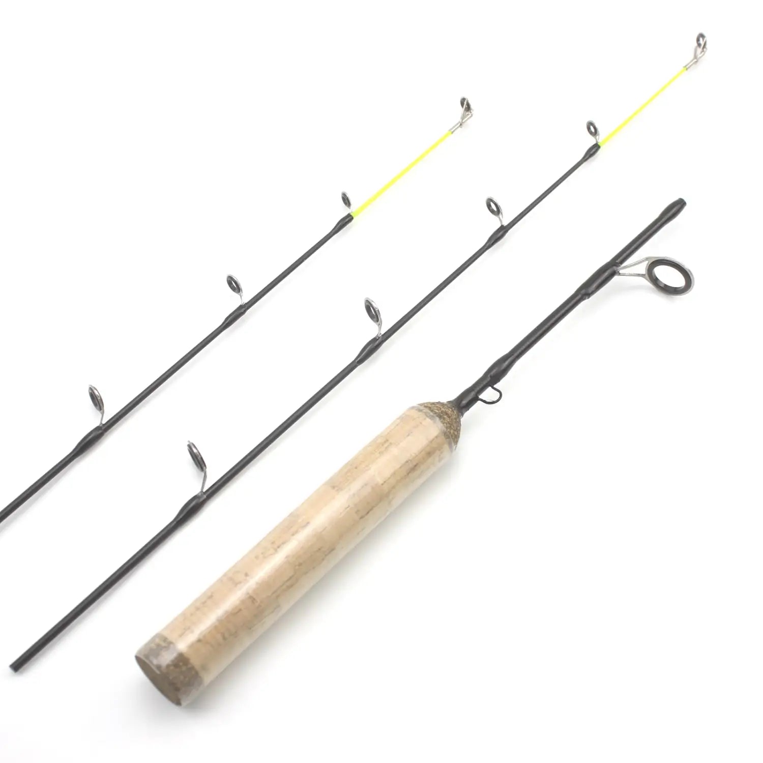 Ice Fishing Rod + Reel Combo Dual Tip Carbon - 65cm