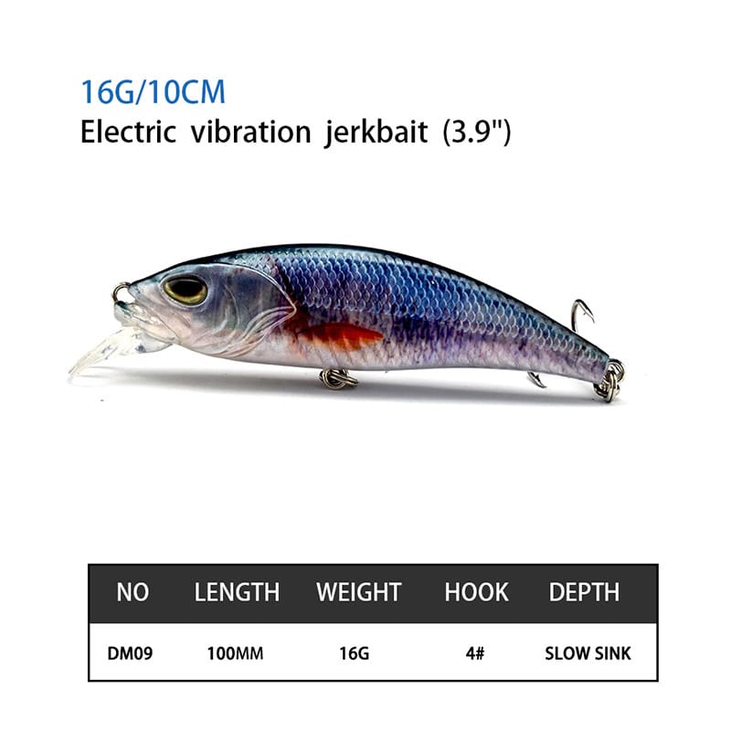 Electric Bait Automatic Fishing Lure Rechargeable 16g 10cm