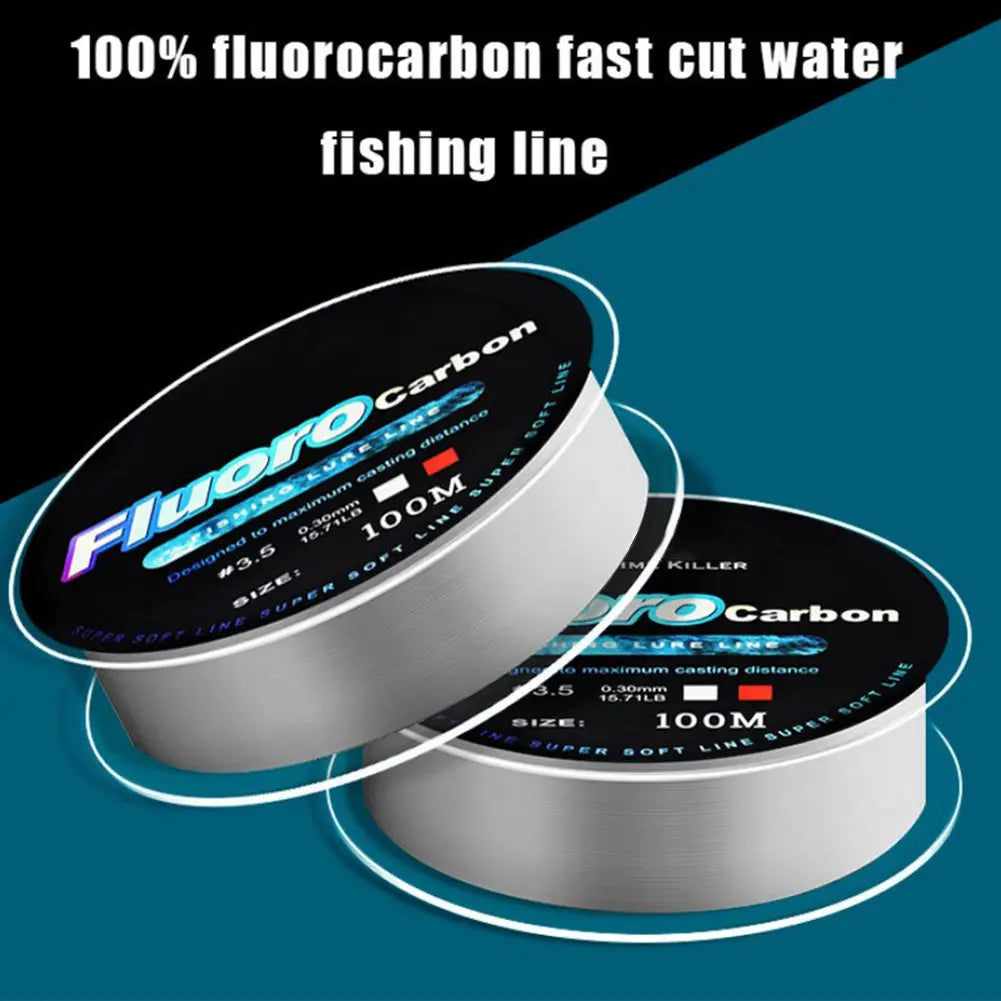 Fluorocarbon Leader Fishing Line Superior Strength - 100m